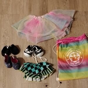 Build-A-Bear Colorful Dance Costume Set
